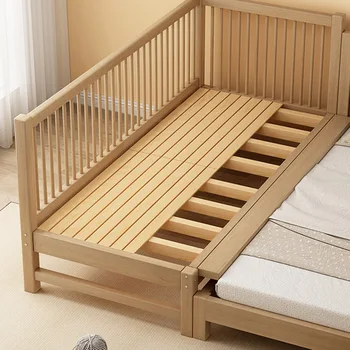 Детска дървена легло в реален размер, Японски Дизайн, Преносими основа и рамка, детско креватче за деца, Модерни мебели за спалня Letto Castello MQ50C