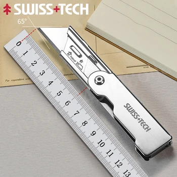 Швейцария Сгъваем нож за експресна разопаковане Нож за хартия нож за тапети, Малко Режещо Острие