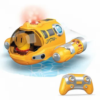2023 Нова Мини-Радиоуправляемая лодка 2,4 Грама с дистанционно управление, Детски водни играчки, Подарък за рожден Ден, детски играчки във формата на подводни лодки