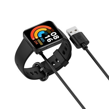 Магнитни Интелигентни гривна, кабел за зареждане, Кабел USB за Зареждане на смарт часа, 2-Пинов кабел за зареждане Кабел за Redmi Watch 3 Lite/Active/Band 2