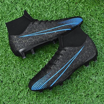 Качествени футболни обувки на Едро Messi Здрави, Леки и Удобни футболни обувки Улични Маратонки с шипове за мини футбол