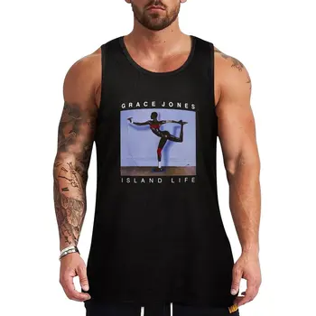 Майк Grace Jones Island Life, мускулна тениска, мъжки тениски за фитнес зала