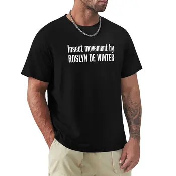 Тениска с изображение на насекоми от Roslyn De Winter, тениска с аниме поръчка, мъжка тениска с изображение