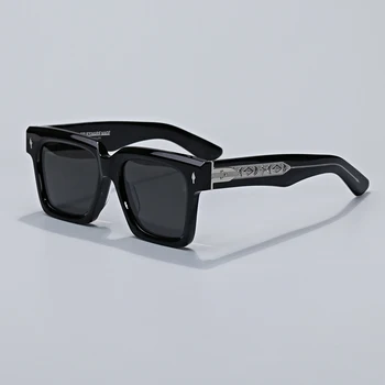 Нови Слънчеви Очила JMM Acetate BELIZE Square, Мъжки Модни Дизайнерски Луксозни Маркови UV400, Улични Слънчеви Очила Ръчно изработени от най-високо Качество За Жени