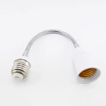 28 см E27, led лампа, Наземен щепсел, Гъвкав удължителен кабел, Държач за крушка, Конвертори E27 в E27, Адаптер за лампи и Штепсельная щепсел EU US LED