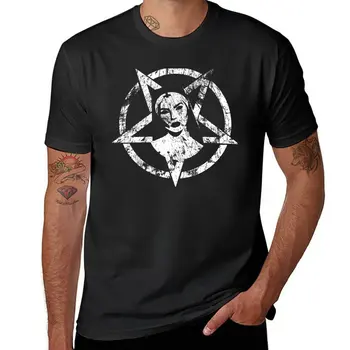 Нова официална тениска Satanic Nun тениски оверсайз тениски по поръчка създайте свои собствени графични тениски прости бели тениски за мъже