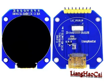 ФАБРИЧНО 1,28 инча (безплатна доставка) IPS, кръгъл LCD модул с пълна ъгъл на видимост, GC9A01, дискове SPI, сериен порт 240 *240