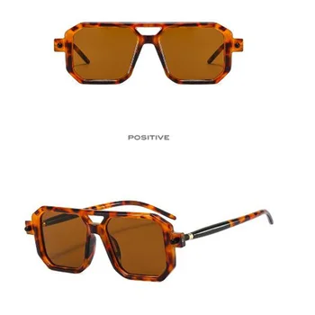 Популярни Малки квадратни слънчеви очила за мъже, Нова класически и модерен дизайн, Ретро Мъжки слънчеви очила, Очила Gafas De Sol Mujer