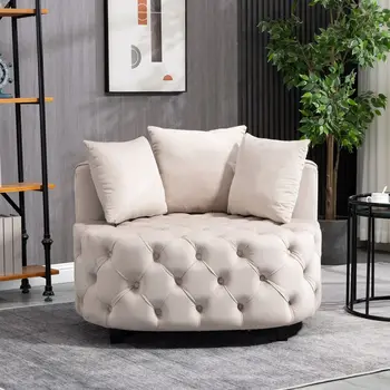 Акцентный диван-Стол Класически Бочкообразный Стол за сядане/Модерна Мебел за почивка с Диван-стол