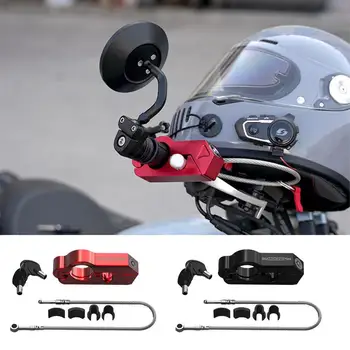 Мотоциклет заключване, заключване на кормилото на мотоциклета, заключване за дисковата спирачка колела скутери, аларма, защита от кражба, напомняне за сигурност от алуминиева сплав
