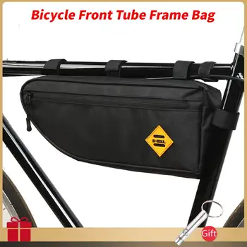 Велосипедна триъгълна чанта на рамката с предната част на тръбата, Полиэстеровые колоездене, чанти, чанта за планински Велосипед, Притежателят на дограма, Седельная чанта, Аксесоари за Колоездене МТБ