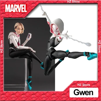 Marvel spiderman： В стихове за пауке, Гуен, спайдърмен, статуетка, модел, играчка, подарък за рожден ден