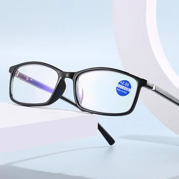 Vintage слънчеви очила за четене в квадратни рамки За жени И Мъже, Очила за четене със Защита От синя светлина, Очила за далекогледство