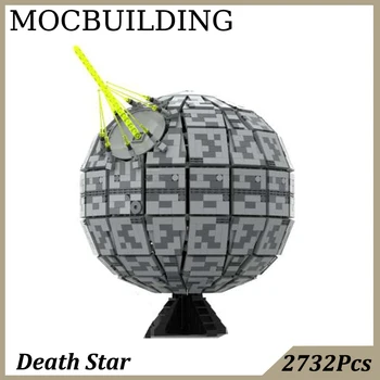 Модел звезди космически глобус Сцена от научно-фантастичен филм MOC Градивен елемент на тухли Играчка-пъзел за деца, подарък за рожден ден