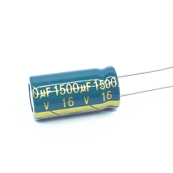 10 бр./лот 1500uf16V Ниско съпротивление esr/импеданс висока честота на алуминиеви електролитни кондензатори с размери 10 * 20 16V 1500uf 20%