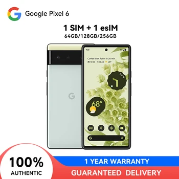 99% чисто Нов Google Pixel 6 5G Pixel 6 6,4 