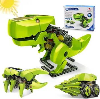Динозавър 3 В 1 Пръчка слънчев робот 13 В 1 Слънчев робот, забавни играчки, технологични, научни комплекти, развитие на образователна играчка