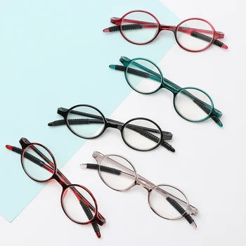 + 1,0 ~ + 4,0 Очила за четене, слънчеви Очила за далекогледство, PC, Сверхлегкая кръгли Рамки, Очила за далечния точка, За жени, За мъже, Средства за грижа за очите