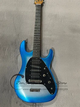 Корпус електрически китари Blue Sliver Stev От Печено Клен, Лешояд от палисандрово дърво, хастар от HSSH, Звукосниматели, Специален Накрайник