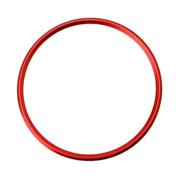 Червено алуминиево пръстен на волана с декоративни орнаменти за/ (145 mm)