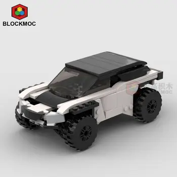 MOC Bricks 3008 Рали ДАКАР Състезателни Спортен Автомобил Шампион Скоростта на Колата Състезател градивните елементи на Технологични Автомобили, Гаражни Играчки За Момчета