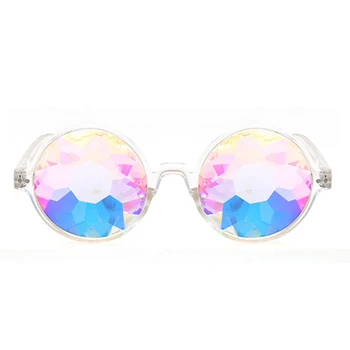 Очила-калейдоскоп, Слънчеви очила за фестивали и партита с дифрагированными лещи-прозрачен