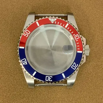 Аксесоари за часовници в тънките стомана корпус със сапфирено огледало с диаметър 40 мм, подходящи за монтаж часовник с автоматичен механизъм 8215 2813.