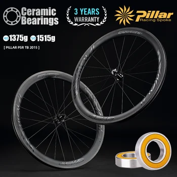 RYET Carbon Wheelset Спирачна Велосипедна Джанта Пътни джанти V-Образна Спирачка Clincher Велосипедна Дължината на двойка без Дръжки С ступицей Керамичен плот 2015 1423