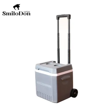 Скоростната-хладилник SmiloDon 18L за къмпинг с колела, Градинска кутия за съхранение на свежест, Преносими Ведерко за лед, Инкубатор, Автомобилен хладилник, Кутия за лед