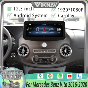128 GB Android автомагнитола за Mercedes Benz Vito 2016-2020 Главното устройство Стереоприемник Мултимедиен плеър 2Din радио Google carplay