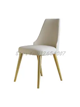 Индивидуален Трапезария стол в гонконгском стил в постмодерния стил, лека Луксозен модел, стол, за стая, на Италиански Дизайнер, Ежедневни Проста Домашна Трапезария