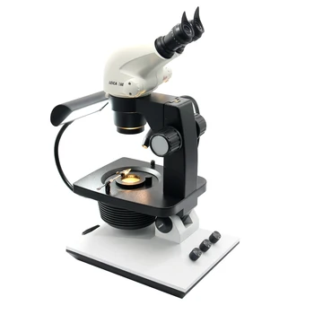 Стереомикроскоп за скъпоценни камъни с превръщането лост 10X-64X с бинокулярным обектив F01 S6E Leica FGM-R6S-01
