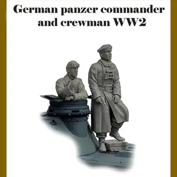 1/35 Фигурка от смола GK, Немски войници, комплект в разглобено формата и неокрашенный