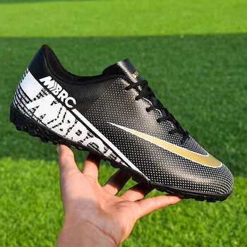 Мъжки футболни обувки за корт 2023 Нови футболни обувки за тренировки на поляната Оригиналната обувки за юношески футболни турнири за деца