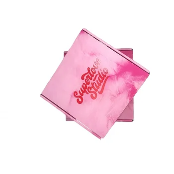 кутия за опаковка от велпапе хартия с индивидуален дизайн, изработена по поръчка с логото си, за опаковане на подарък