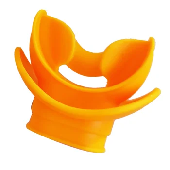 Подходящ за оформяне на Силикон Регулатор на апликатора за уста за да хапят при гмуркане с акваланг Оборудване за гмуркане Дихателен клапан за гмуркане Оранжево