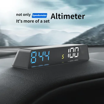 H500G GPS HUD Централен Дисплей с Висока Разделителна способност за измерване на Скоростта на Автомобила Метър Височина, GPS Beidou USB Захранване за Кола Общ