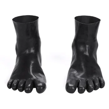 Секси чорапи унисекс от латекс, каучук Гумените 0,4 мм, уникални нови чорапи