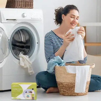 Таблетки за почистване на перални машини, Големи пенящиеся топки, 6 бр., сигурна хапче за миене на съдове, дълбоко почистване, биологични таблетки за пране