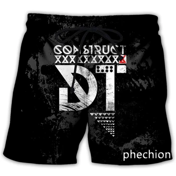 phechion/Нови Мъжки/Дамски Ежедневни панталони с 3D принтом Dark Tranquillity Band, Модни Градинска Дрехи, Мъжки Свободни спортни шорти A318