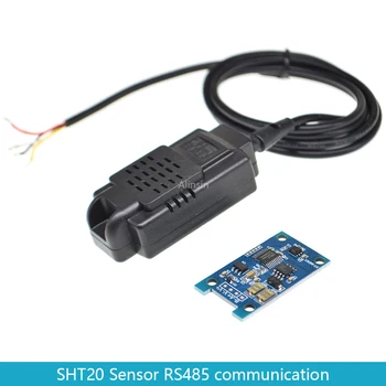 Сензор за влажност/температура Sht20, модул за прецизен контрол на температурата и влажността, промишлен RS485 Modbus