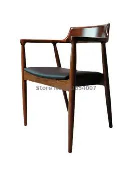Трапезария стол от масивно дърво в Скандинавски стил, Лесен Оригинален Стол на президента Кенеди, Стол Хирошима, кафе-сладкарница, Ресторант, Стол за преговори