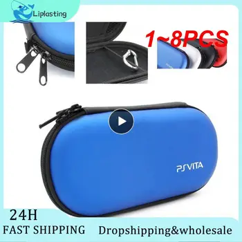1-8 бр. устойчив на удари с Твърд Калъф-чанта За Sony PSV 1000 PS Vita геймпад За PSVita 2000 Тънка Конзола чанта За Носене Високо качество