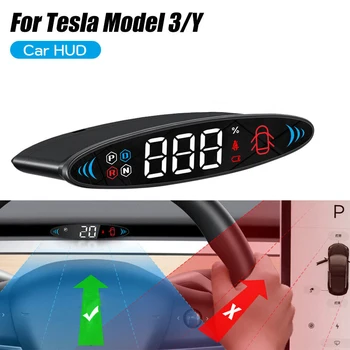 За Tesla, Модел 3/Y 2019-2023 HUD Централен Дисплей LCD Дисплей Скоростомер, Електронни Аксесоари
