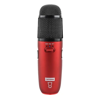 Оригинални караоке микрофон Lenovo UM6 Anchor indir Live БТ Speaker студиен комплект Професионален безжичен микрофон за запис на