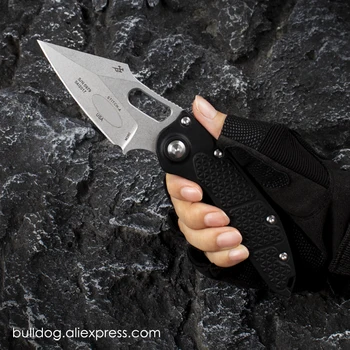 Сгъваем нож от серията БОД с камнерезным острие EDC, Военни джобни ножове за самозащита A108