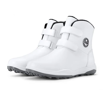 PGM, в есенно-зимната нови обувки за голф, дамски плюшени къса обувки, непромокаеми нескользящие маратонки за голф от микрофибър