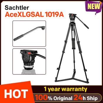 Система Sachtler AceXLGSAL 1019A с течна тупалка, статив Ace 75/2 D, распределителем на почвата и чанта
