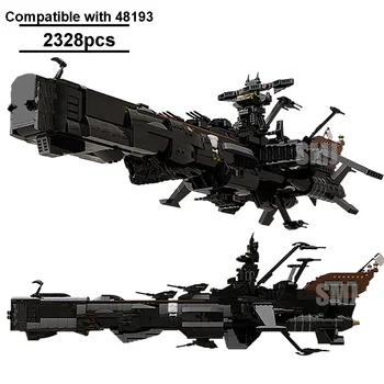 Съвместим С MOC-48193 Космически Пиратски Кораб Модел на Кораба Аниме Филм Строителни Блокове Фигурки Набор от Тухли Играчки За Момчета DIY Играчки