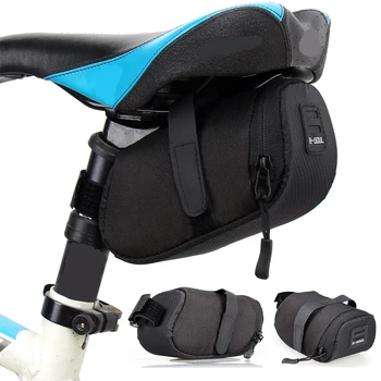 Найлон велосипедна седельная чанта, Водонепроницаемое седалка за съхранение на планински велосипед, а на Задната чанта за инструменти, аксесоари за колоездене на открито, стойка за телефон за велосипед